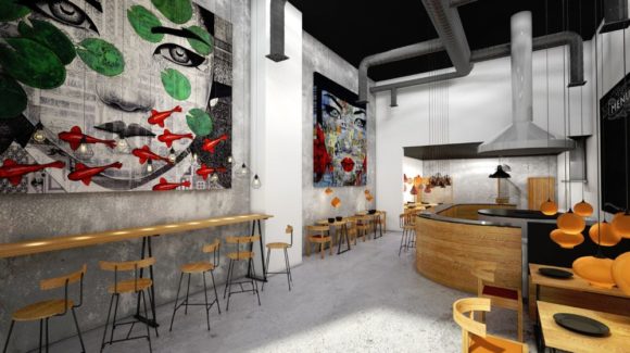 Want to try a Mongolian BBQ? We designed the perfect place!