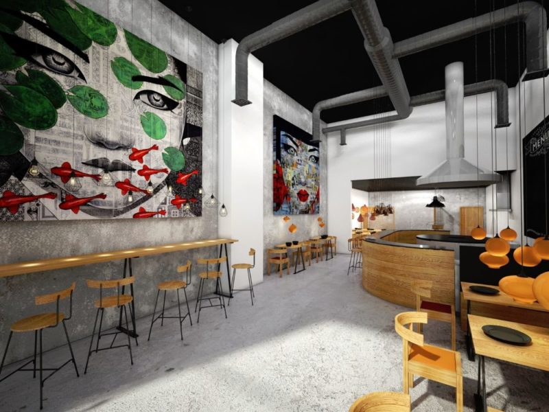 Want to try a Mongolian BBQ? We designed the perfect place!