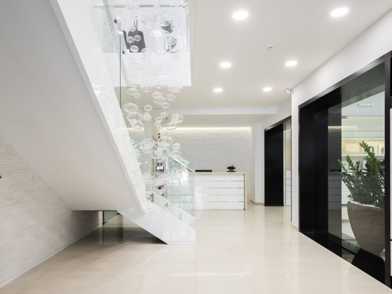 Showroom interior for the fashion company