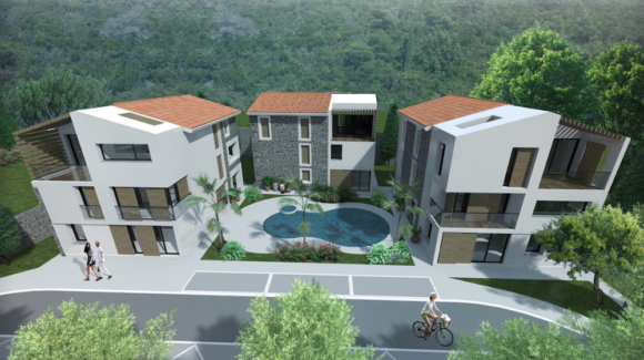 Luxury resort in Risan – 3rd place on the international competition