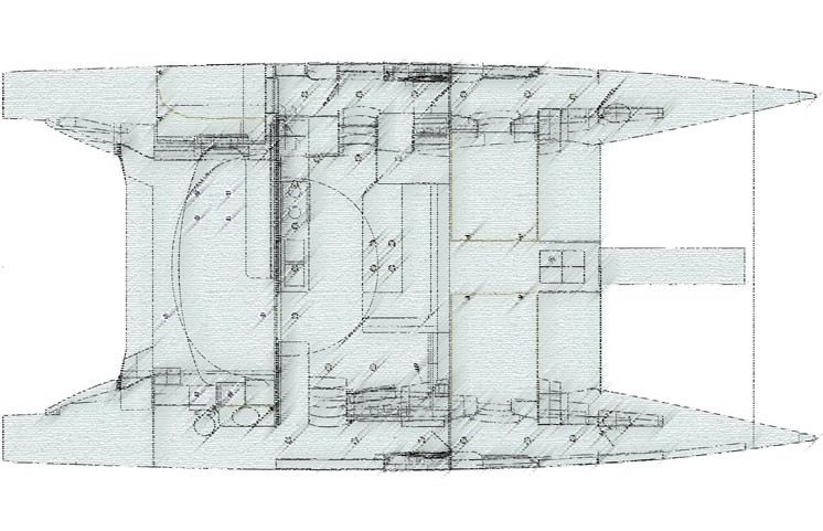 Supervising the interior design of catamaran 49’