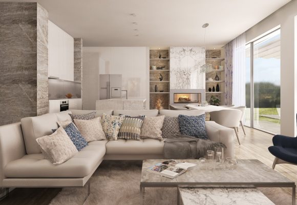 Energy efficient family home interior