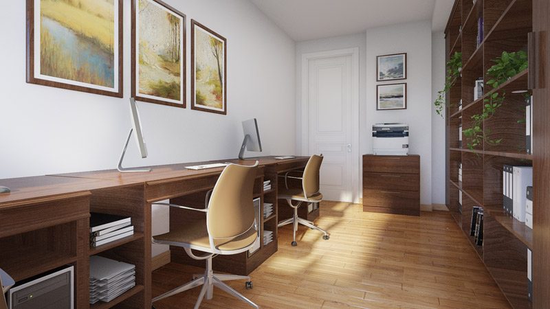 Open or closed working space?